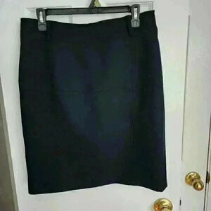 Tory Burch Black Mini Skirt Size 8 Business Office Casual Fall Professional